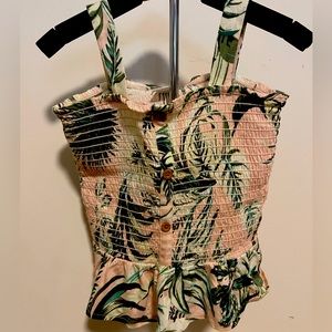 Girl’s Summer Palm Tree Design Top